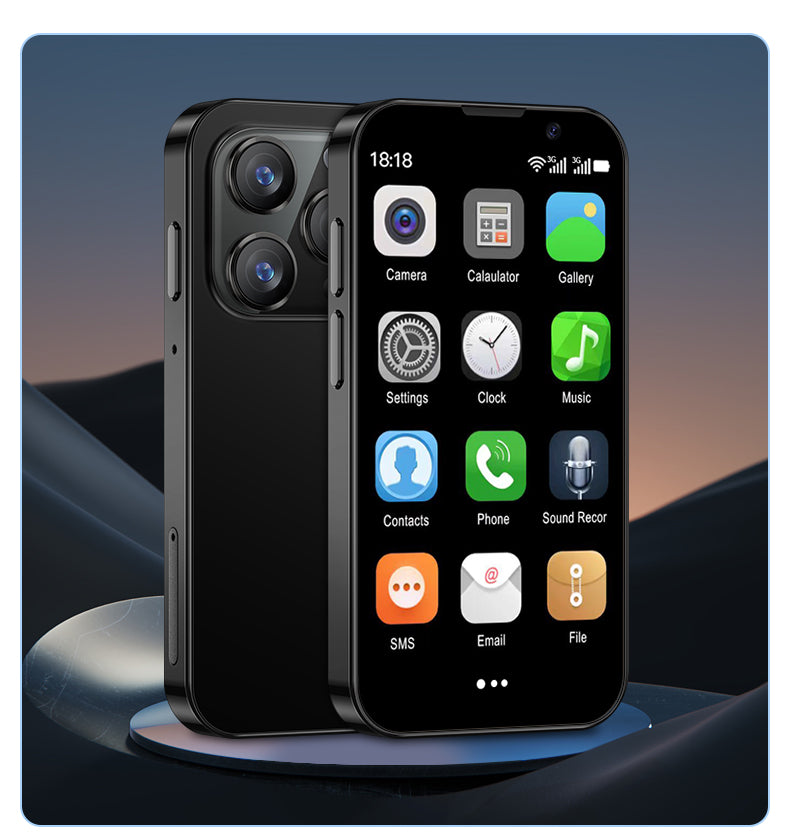 Mini Smartphone 2GB RAM 16GB ROM Android 9.0 Wifi Dual SIM Standby Play Store 3G WCDMA 3.0"Little Smart Cellphone New Version