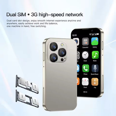 Mini Smartphone 2GB RAM 16GB ROM Android 9.0 Wifi Dual SIM Standby Play Store 3G WCDMA 3.0"Little Smart Cellphone New Version